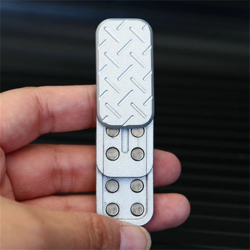Fidget Slider In Metallo – Ruota A Cricchetto – Giocattolo Anti-Stress Per Adulti EDC - Foto 2