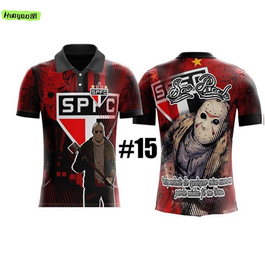 Camiseta de Futebol do São Paulo de Time Jason Personalizada Tricolor ...