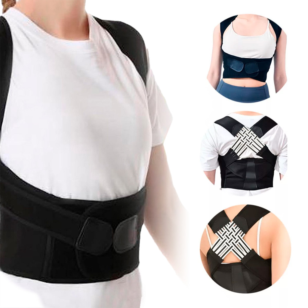 Colete Corretor Postural Ortopédico Coluna Alinha Postura | Shopee Brasil