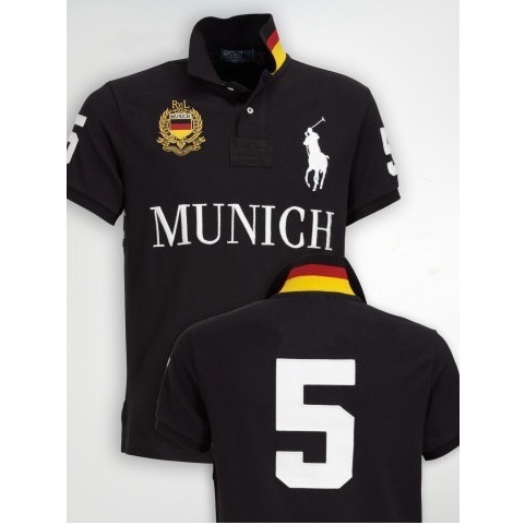 2024 Novo Dos Homens RL Manga Curta Camiseta Polo Cavalo Esportes Camisa