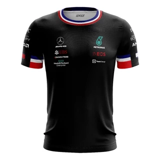 Camisa Camiseta Dryfit Premium Formula 1 2023 Equipe Mercedes Lewis Hamilton Adulto/infantil