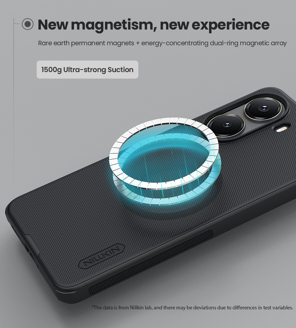 Custodia Magnetica DUEDUE Per Xiaomi Poco X7 Pro/Redmi Turbo 4, Con MagSafe, Ultra-sottile In TPU Nero Opaco