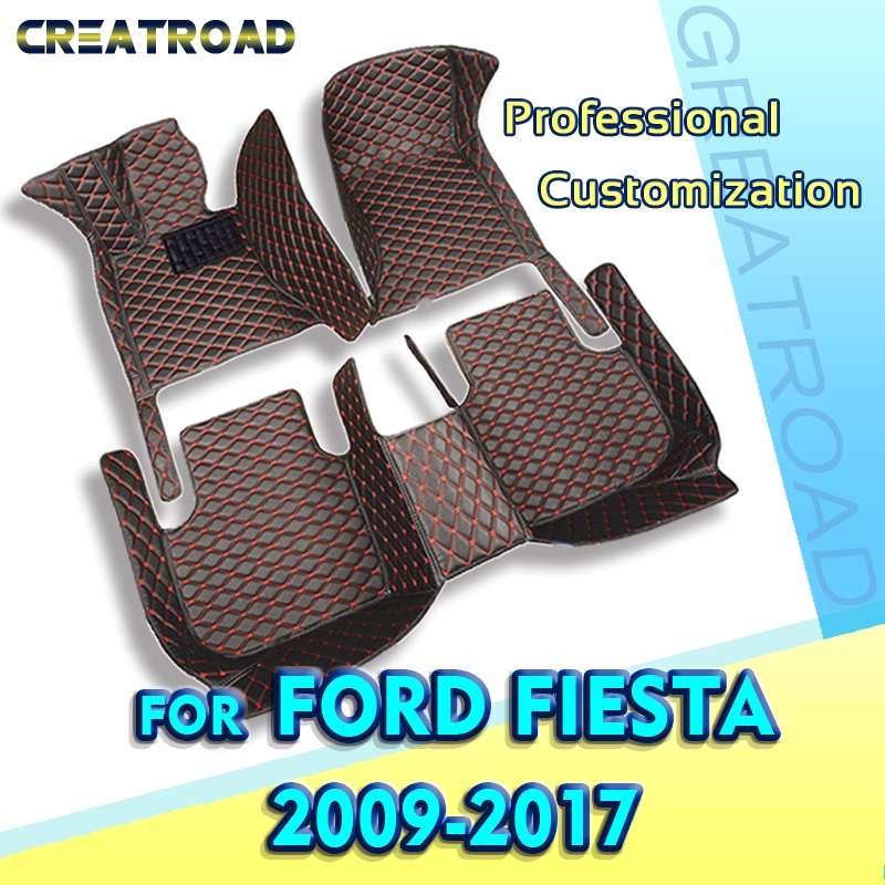 Tapetes Para Carros Ford Fiesta 2009 2010 2011 2012 2013 2014 2015 2016 2017 Acessórios Internos Personalizados Pés De Automóveis