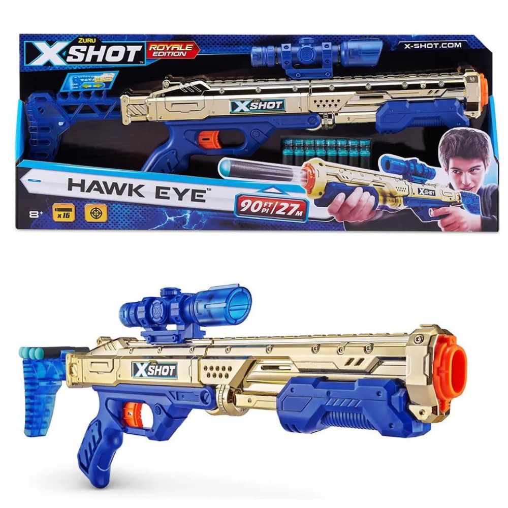 Lançador de brinquedo X-Shot para crianças 8 anos