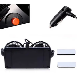 Mini Ventilador Portátil Duplo Para Casa Escritório Caminhão Carro