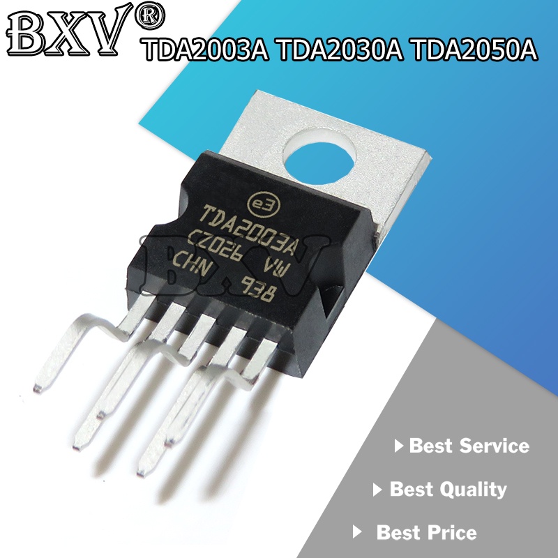 10PCS/LOT TDA2003 TDA2003A TO-220 Chip Amplificador TDA2003 TDA2030 ...