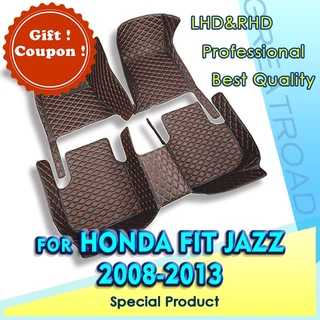 Tapetes Para Carros Honda Fit Jazz 2008 2009 2010 2011 2012 2013 Pés De Automóveis Acessórios Personalizados