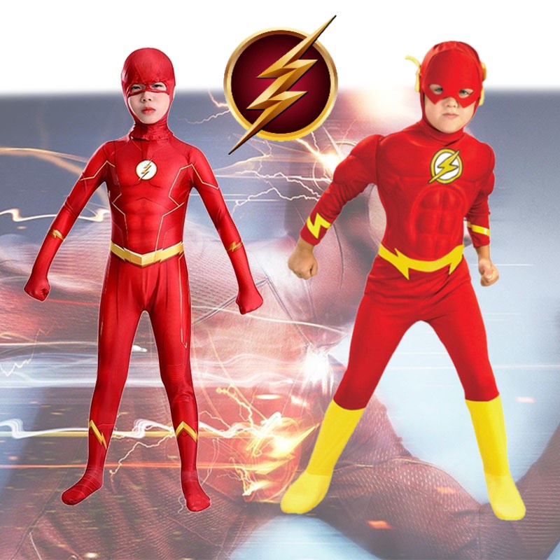 DC O Flash Cosplay Costume Superhero Tight Fit Jumpsuit Filmes ...