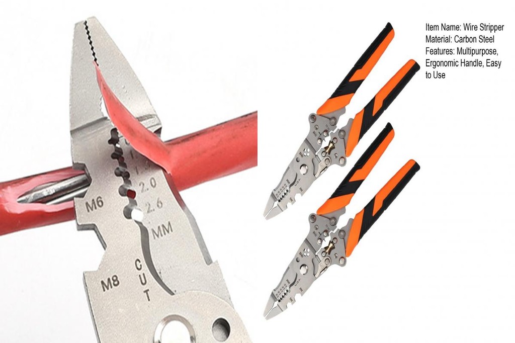 Wire Stripping Tool High Precision 14-in-1 Stripper with Foldable ...