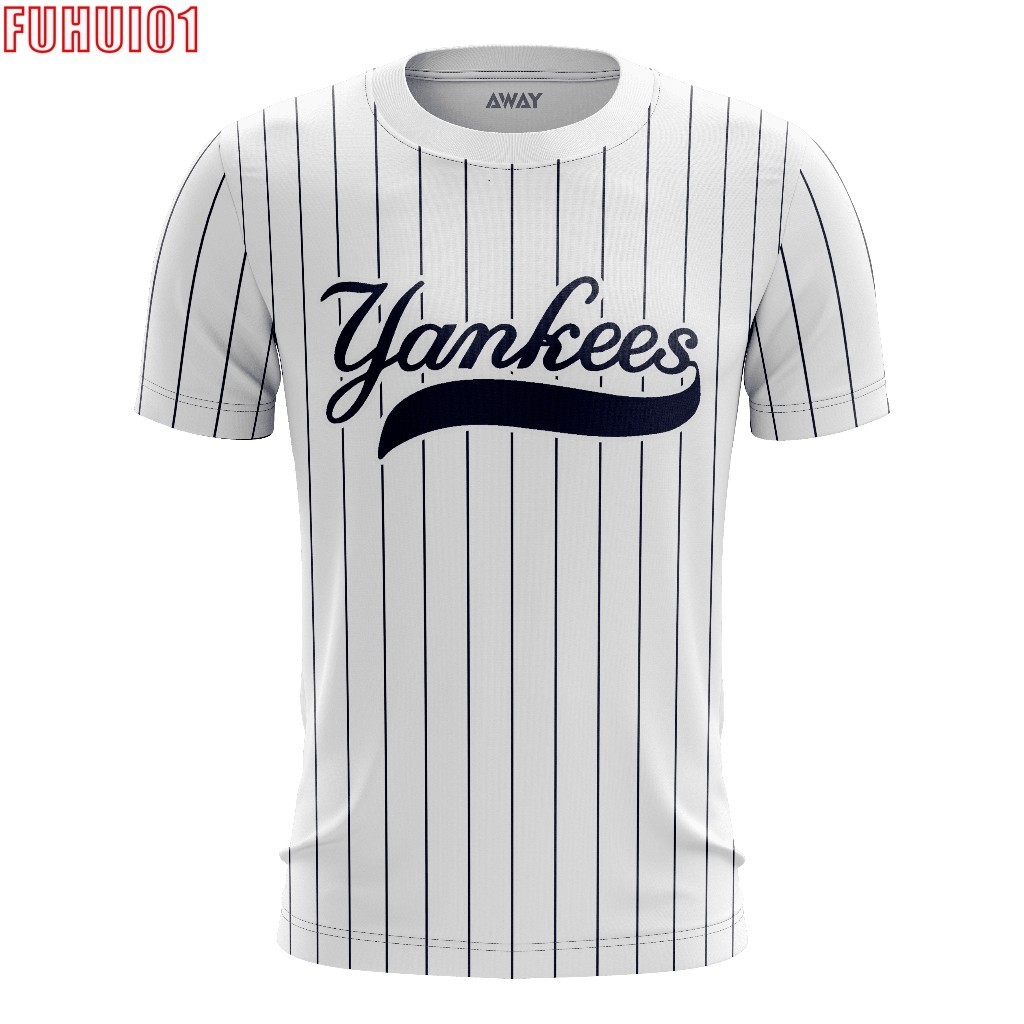 Camisa camiseta N York classica baseball branca Adulto e Infantil Dryfit premium Proteção Uv (Fuhui02)