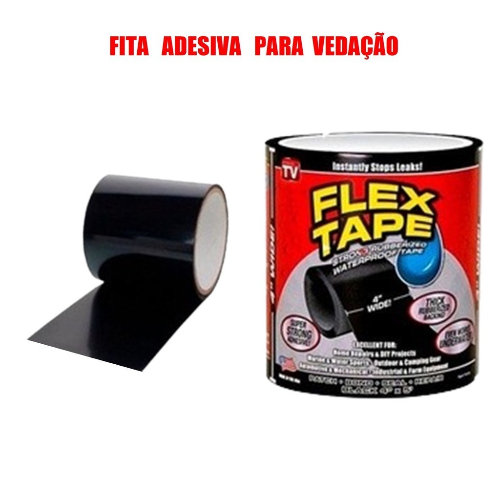 Fita Adesiva Para Reparos Flex Tape | Shopee Brasil