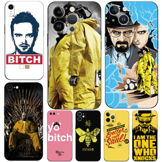 Capa Traseira Do iphone 15 Mais 15 Pro Max Phone Back Cover Silicone Macio Preto tpu Breaking Bad Jesse Pinkman tv