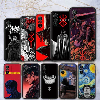 Estojo Telefônico Para Redmi Nota 12 12Pro 4G 5G 12 Turbo Capa De Silicone Tpu H79Z Anime Berserk Guts
