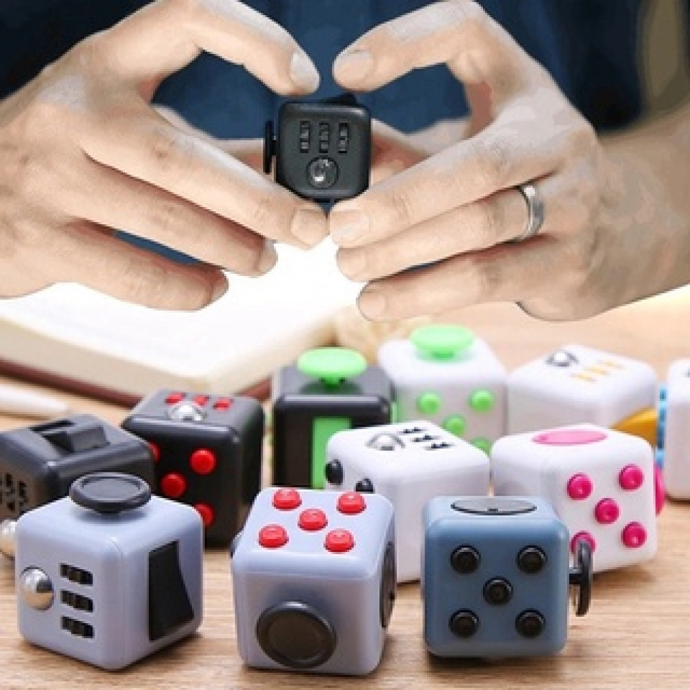 1pc Brinquedos Em Cubo Fidget Toy Cube Cubo Mini Clicker Anti Stress ...
