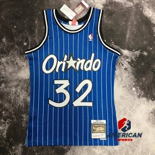 Vintage NBA Orlando Magic Jerseys Shaquille O'Neal Azul 1994-95 Hardwood Classics Tracy McGrady Basquete Swingman Jersey Unissex