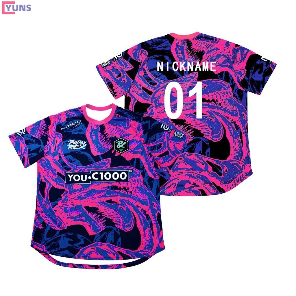 yuns Jersey PRX PAPER REX 2023 Nome E Número Gratuitos Da Alfândega ...