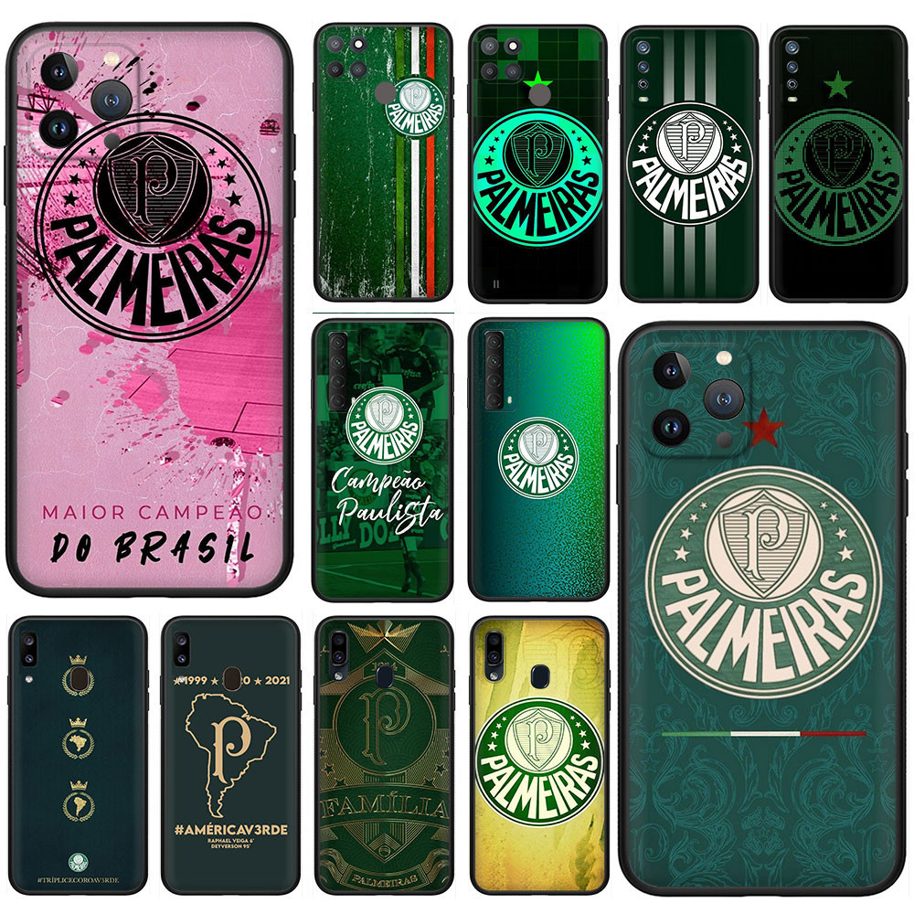 Capa Macia Para Telefone Samsung S23 S23Plus S23 Fe S23 ultra F88R Palmeiras De Silicone