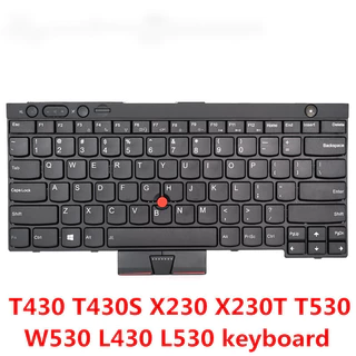 Para ThinkPad T430 T430I T430S X230s X230T T530 W530 L430 L530 Teclado notebook US layout 04Y0490 04X1277 04X1315