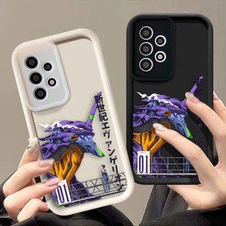 Neon Gênesis Evangelion Anjo-Olho Passo Capa De Silicone Para Celular Samsung Galaxy S23 S23FE S22 S21 S30 S21FE S21 S20 S11 S20FE S11E S10 S10LITE S10E S10 S9 S8 ULTRA PLUS 5G