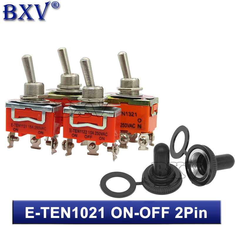 1 E-TEN1221 Interruptor De Palanca SPST De 4 Pines Y 4