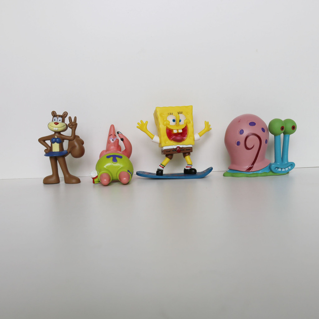 Bob Esponja - 12 Pcs Conjunto Coleção Figuras De Ação Disney Brinquedo ...
