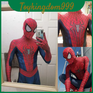 Zentai Spiderman Muticolor Terno Para Festas Fantasia O Homem-Aranha Incrível Cosplay