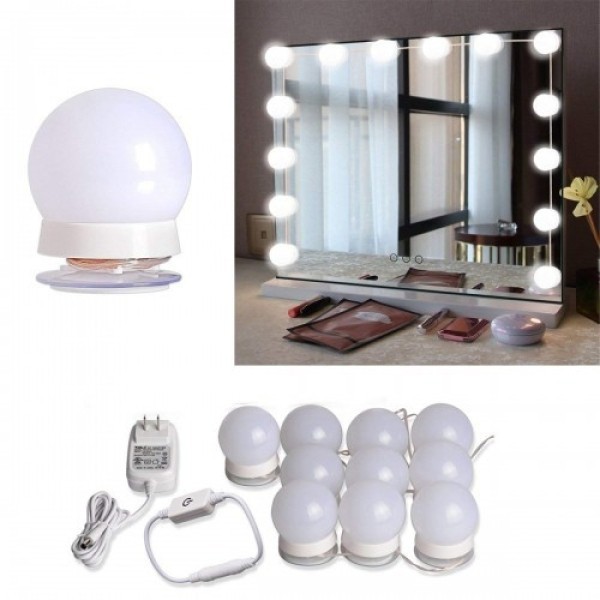 10 Lampadas Led Auto Colante para Espelho Camarim | Shopee Brasil