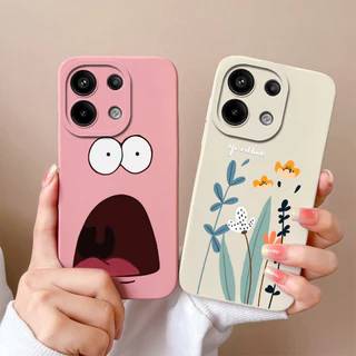 Caixa De Telefone Para Xiaomi Redmi Nota 13 Pro 4G 5G Capa Protetora De Silicone Líquido Quadrado RedmiNote Shell