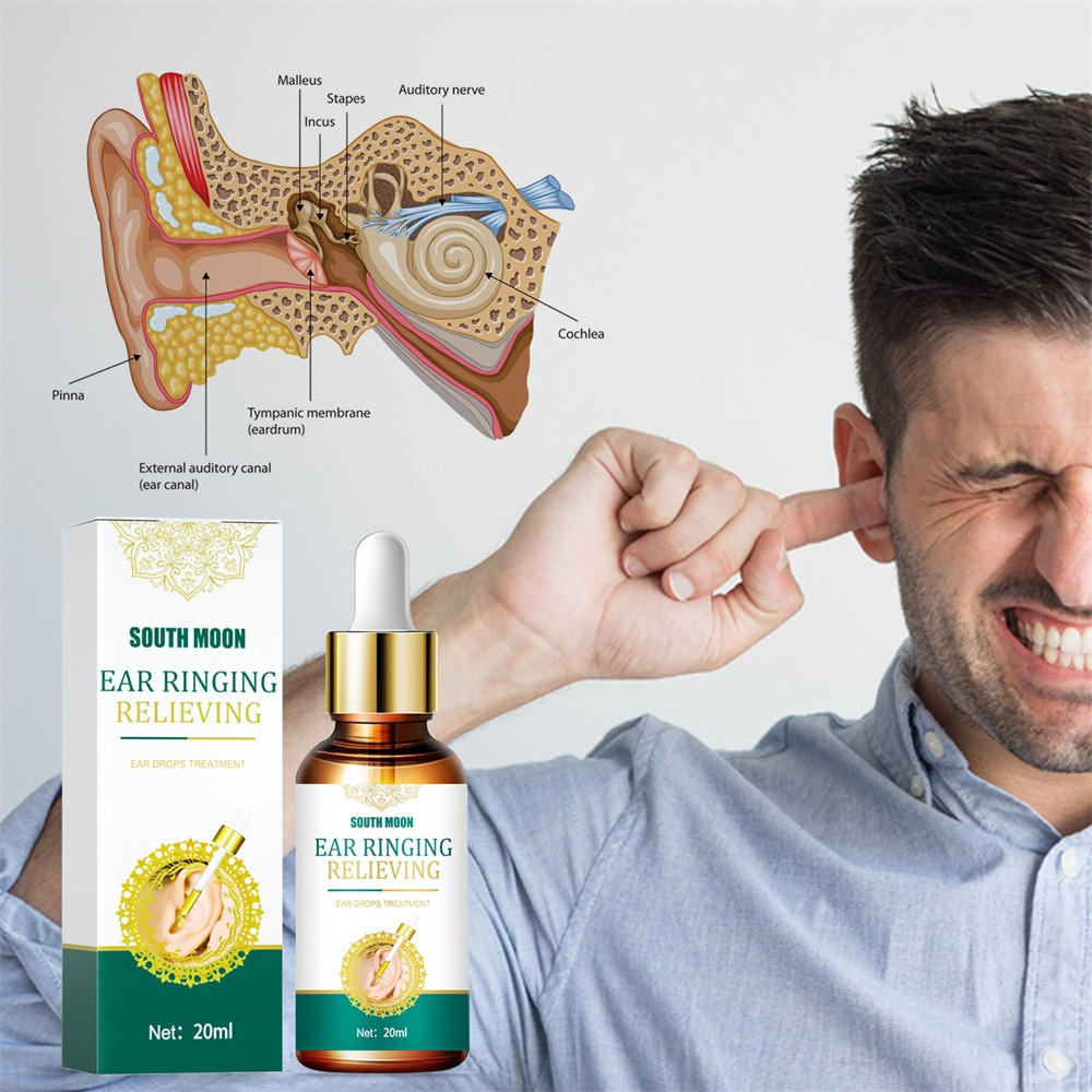 40ml Gotas de ouvido naturais para zumbido Gotas para zumbido e surdez ...