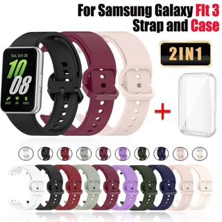 Pulseira Esportiva Samsung Galaxy Fit 3 Silicone Strap Protetor De Tela Da Caixa