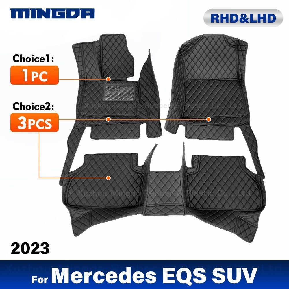 Tapetes De Carro Personalizados Para Mercedes Eqs Suv Capa De Carpete De Autom Vel