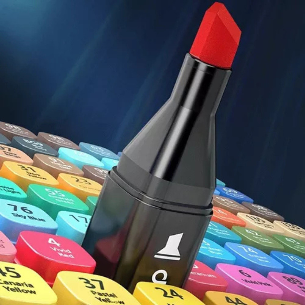 Imagem do produto Kit Caneta Colorida Ponta Dupla 24Pçs com Estojo 4