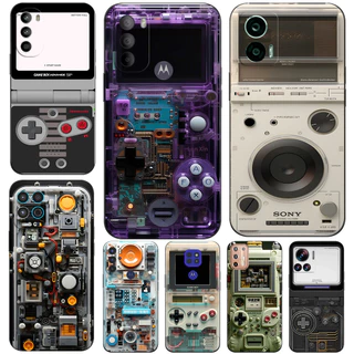 Estojo Para Motorola Moto Edge 40 neo 5G G04 4G G24 G34 G14 G54 G84 Capa Do Telefone console De Jogo Em Silicone Macio
