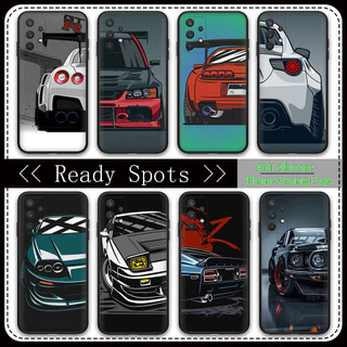 Capa Protetora De Telefone Samsung Galaxy A11 A21 A50 A50S A30S A70 TPU Macia Preta A9DH Jdm Carro