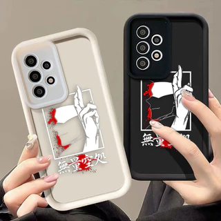 Japão Gesto Do Logotipo Anime Jujutsu Kaisen Angel-eye Passo Caixa De Silicone Para Telefone Samsung Galaxy S23 S23FE S22 S21 S30 S21FE S21FE S20 S11 S20FE S11E S10 S10LITE S10E S10 S9 S8 ULTRA PLUS