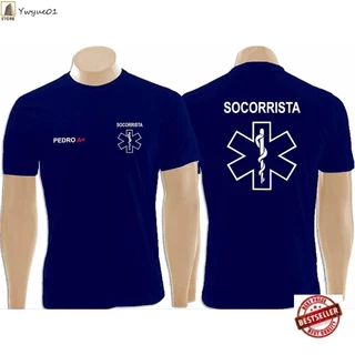 [Estoque pronto] Camiseta Socorrista