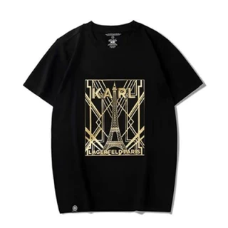 2024 Nova Camiseta Karl Lagerfeld De Manga Curta