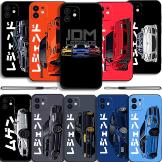 Tóquio JDM Drift Carro Esportivo Capa De Celular Para Redmi Nota 12 11 10 9 Pro 7 8 9C 10C 12C 13C 4G 5G Flexível De Silicone Transparente Iphone 15 14 13 Max Mini Plus