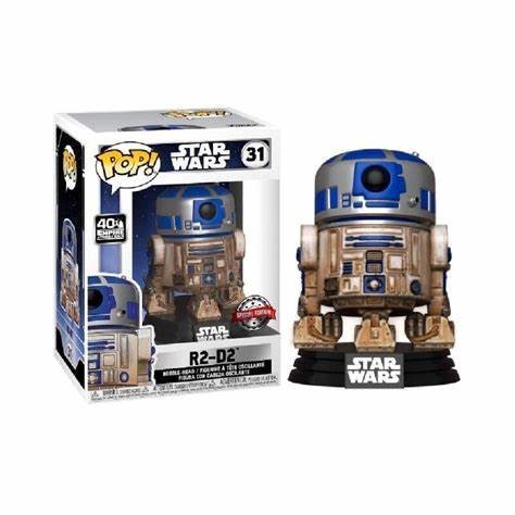 Funko POP 31 Star Wars R2-D2 Edição Especial Vinil Figura De Brinquedo ...