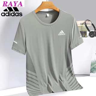 Camiseta De Manga Curta Masculina Ice Silk Wicking Leve E Respirável De Secagem Rápida Roupas Esportivas Fitness Top