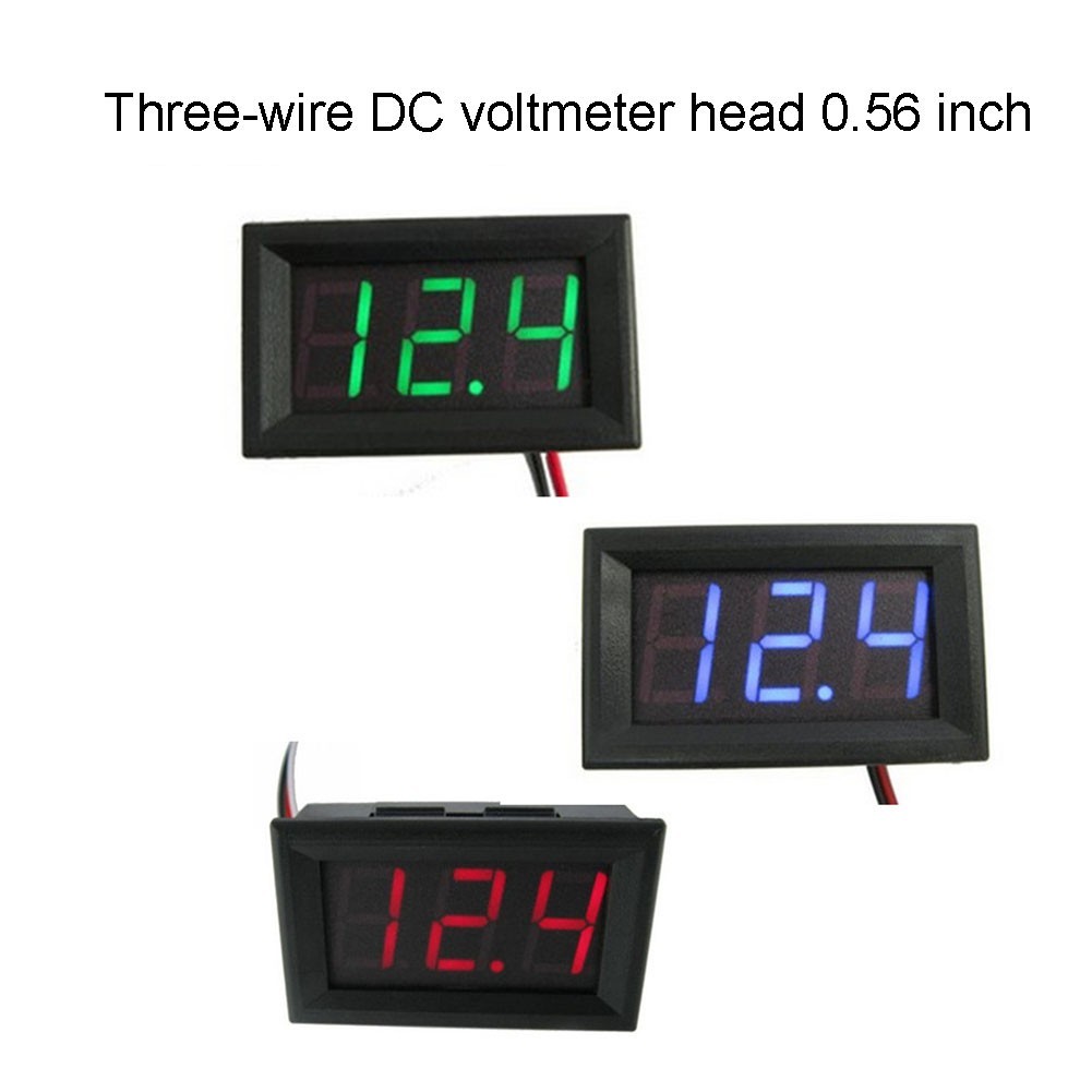 Display Lcd ROSSO Voltometro AC da pannello 60V-500V Tensione Tester