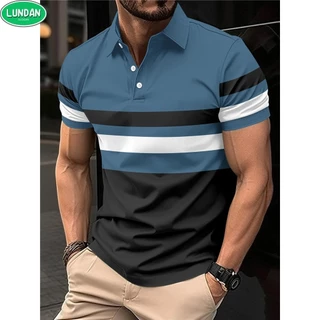 Camiseta Pólo De Escritório Estilo Jovem De Moda Masculina , Elegante Sublimação Completa Para Homem Código Uniforme:pl-34