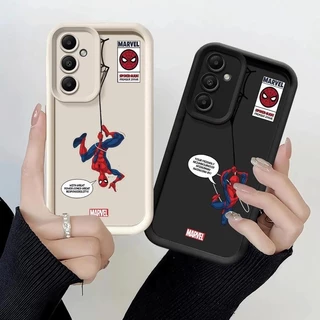 Caixa De Telefone Marvel Spiderman Venom Para Samsung Galaxy A12 A13 A32 A33 A34 A52 A14 A15 A22 A23 A24 A25 A53 A54 5G A11 Capa Macia De Silicone