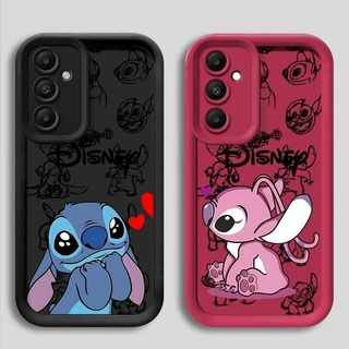 Capa De Silicone Para Telefone Disney Stitch Samsung Galaxy A12 A13 A32 A33 A34 A52 A14 A15 A22 A23 A24 A25 A53 A54 5G A11