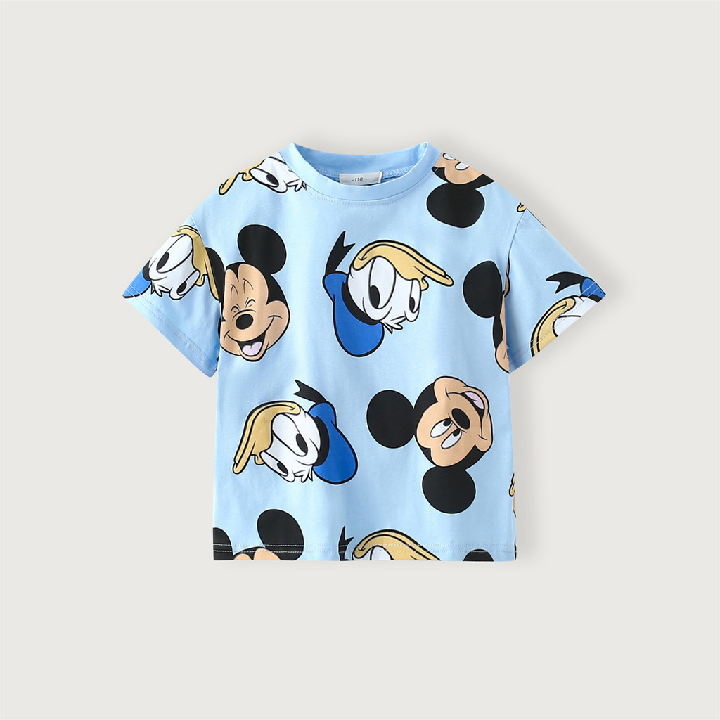 Camiseta Mickey Kids T-shirt Summer Clothing Cartoon