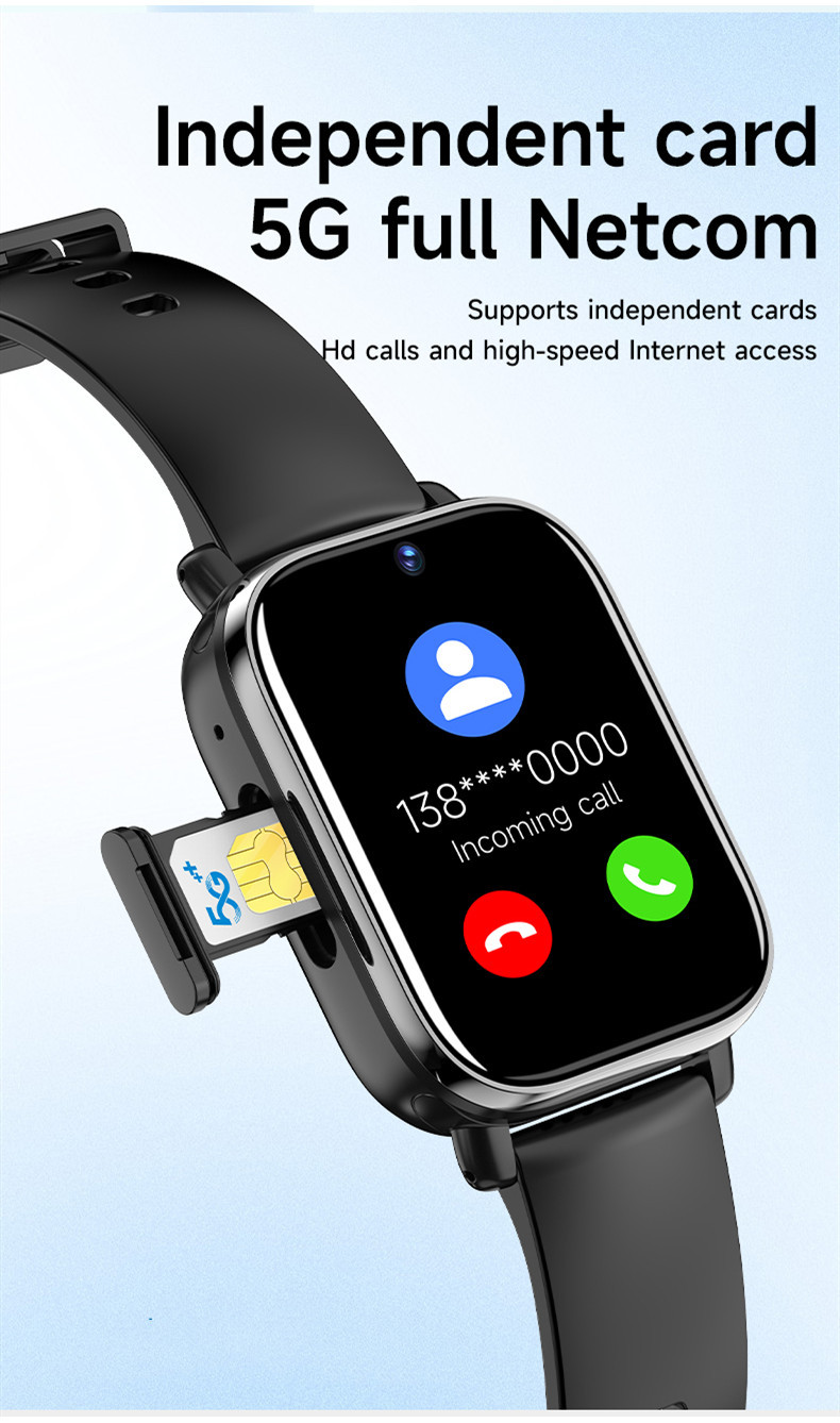Rel gio Inteligente I1 4G Android Com Cart o SIM Solt E WiFi Smartwatch 