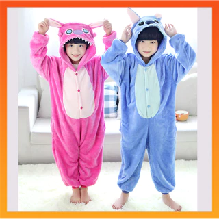 Kigurumi Stitch Dinossauro Panda Unicórnio Girafa Sapo Onesies Crianças Pijamas Macacão Animal Meninas Meninos Cosplay T em Oferta na Shopee