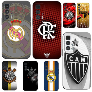 Capa Para O Telefone Motorola Edge 20 Pro 5G Traseira Em Silicone Macio Moto Edge20Pro Protetora Tpu Preta Mais popular Clube De Futebol