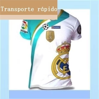 [Produtos Populares] Camiseta Camisa de time Torcedor Real Personalizada Estampa Total