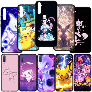 Capa Flexível Para Samsung Galaxy A32 A50 A51 A52 A53 A72 A33 A52S Caixa Pikachu Mewtwo Mew Pokemon De Silicone Telefone